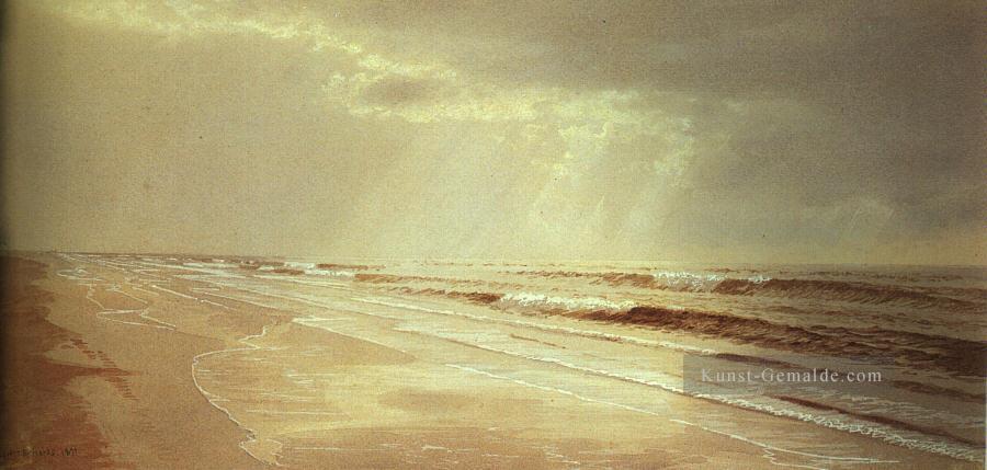 Strand mit Sonne Drawing Wasser Szenerie William Trost Richards Ölgemälde